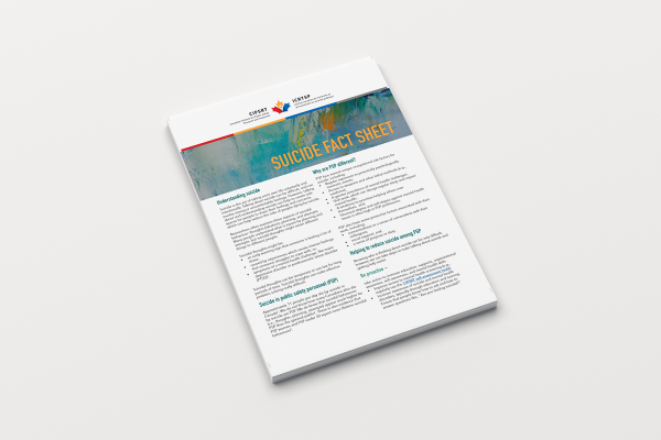 Suicide Awareness Fact Sheet for Public Safety Personnel (Bifold/Spread Format) - Image 2