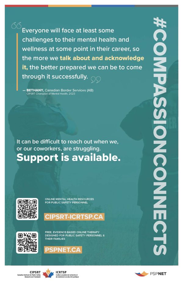 CompassionConnects poster – Canadian Border Services Agency (11" x 17", Bilingual) - Image 2