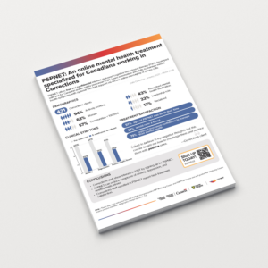 PSPNET Outcomes – Corrections infographic (8.5" x 14", Bilingual) / Résultats du PSPNET – Infographie sur le correctionnels (21,6 × 27,9 cm, bilingue)