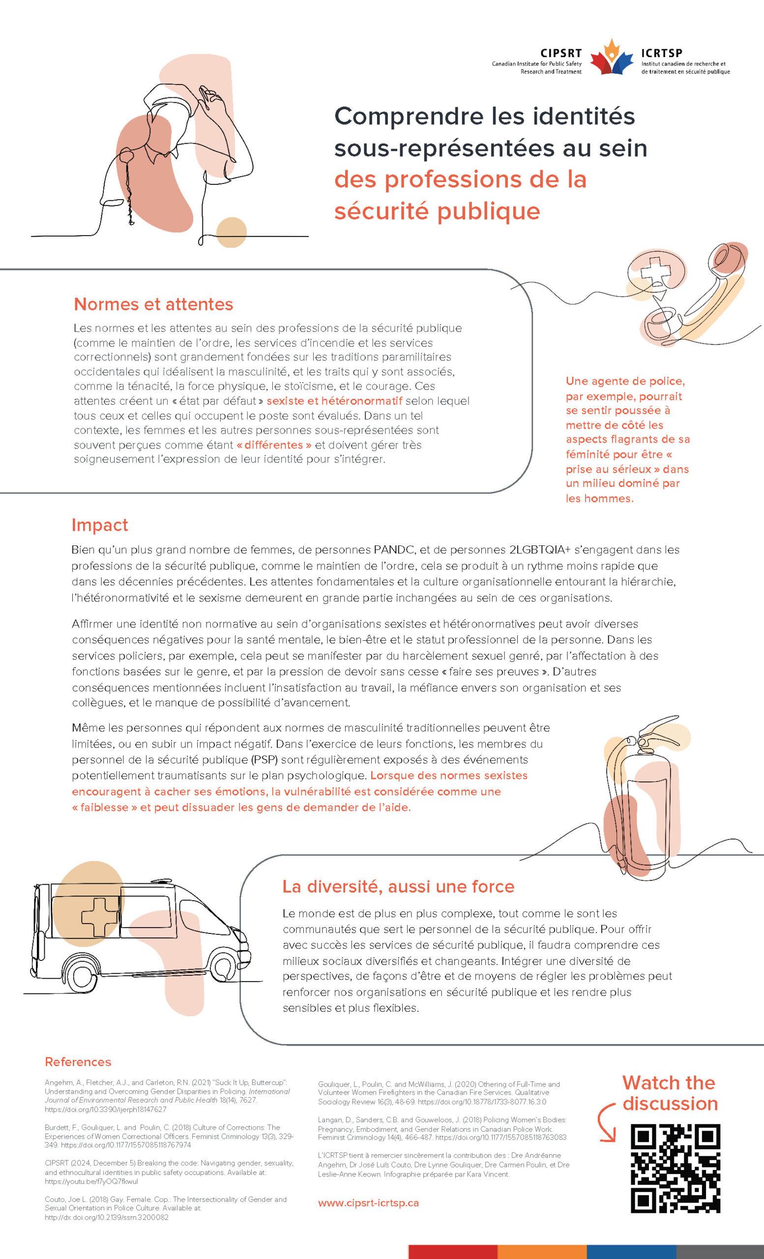 UComprendre les identités sous-représentées au sein des professions de la sécurité publique