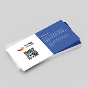 PSPNET Families QR Postcard (3.5" x 2", Bilingual) / Carte postale QR pour les familles PSPNET (8,9 × 5,1 cm, bilingue)