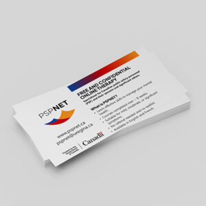 PSPNET wallet card (3.5" x 2", Bilingual) / Carte portefeuille du PSPNET (8,9 × 5,1 cm, bilingue)