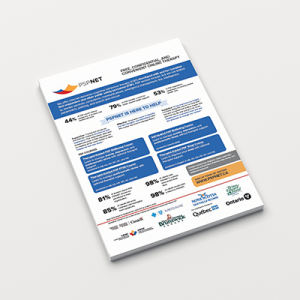 PSPNET Is Here to Help flyer (8.5" x 11", Bilingual)