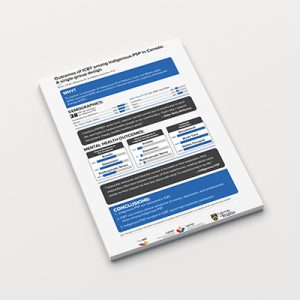 PSPNET Outcomes – ICBT among Indigenous PSP in Canada (8.5" x 14", Bilingual) / Résultats du PSPNET – TCCI chez le PSP autochtone au Canada (8,5" x 14", bilingue)