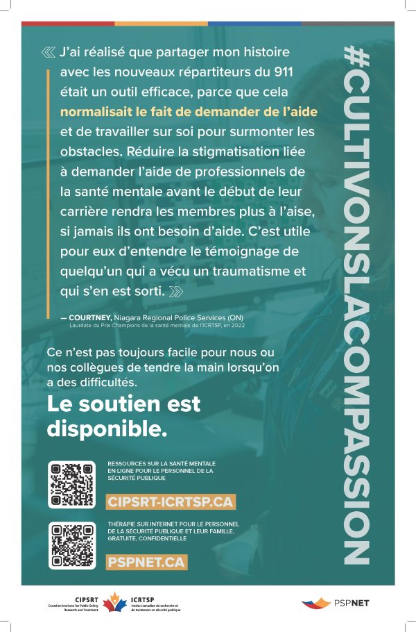 CompassionConnects poster – 911 Communicators (11" x 17", Bilingual) / Affiche #CultivonsLaCompassion – Communicateurs du 911 (27,9 × 43,2 cm, bilingue) - Image 3
