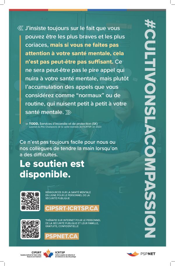CompassionConnects poster – Fire and Protective Services (11" x 17", Bilingual) / Affiche #CultivonsLaCompassion– Services d'incendie et de protection  (27,9 × 43,2 cm, bilingue) - Image 3