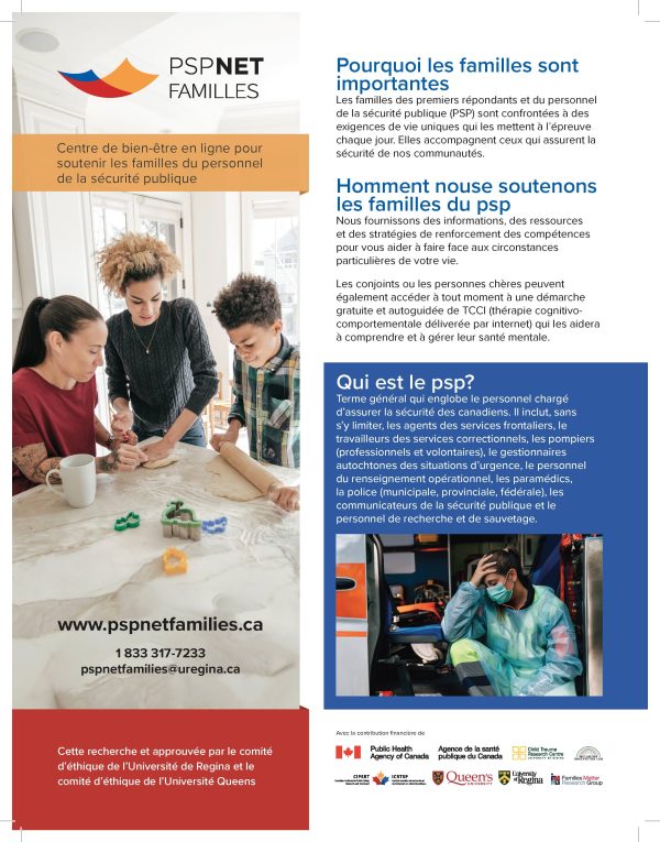 PSPNET FAMILIES Why Families Matter flyer (8.5" x 11", Bilingual) / PSPNET FAMILLES, Pourquoi la famile compte  (21,6 × 27,9 cm, bilingue) - Image 3