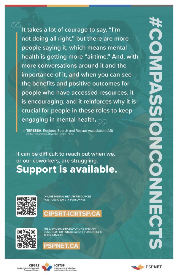 CompassionConnects poster – Search and Rescue (11" x 17", Bilingual) - Image 2