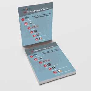 SIX Steps to Finding a Clinician one-pager (8.5" x 11", Bilingual)