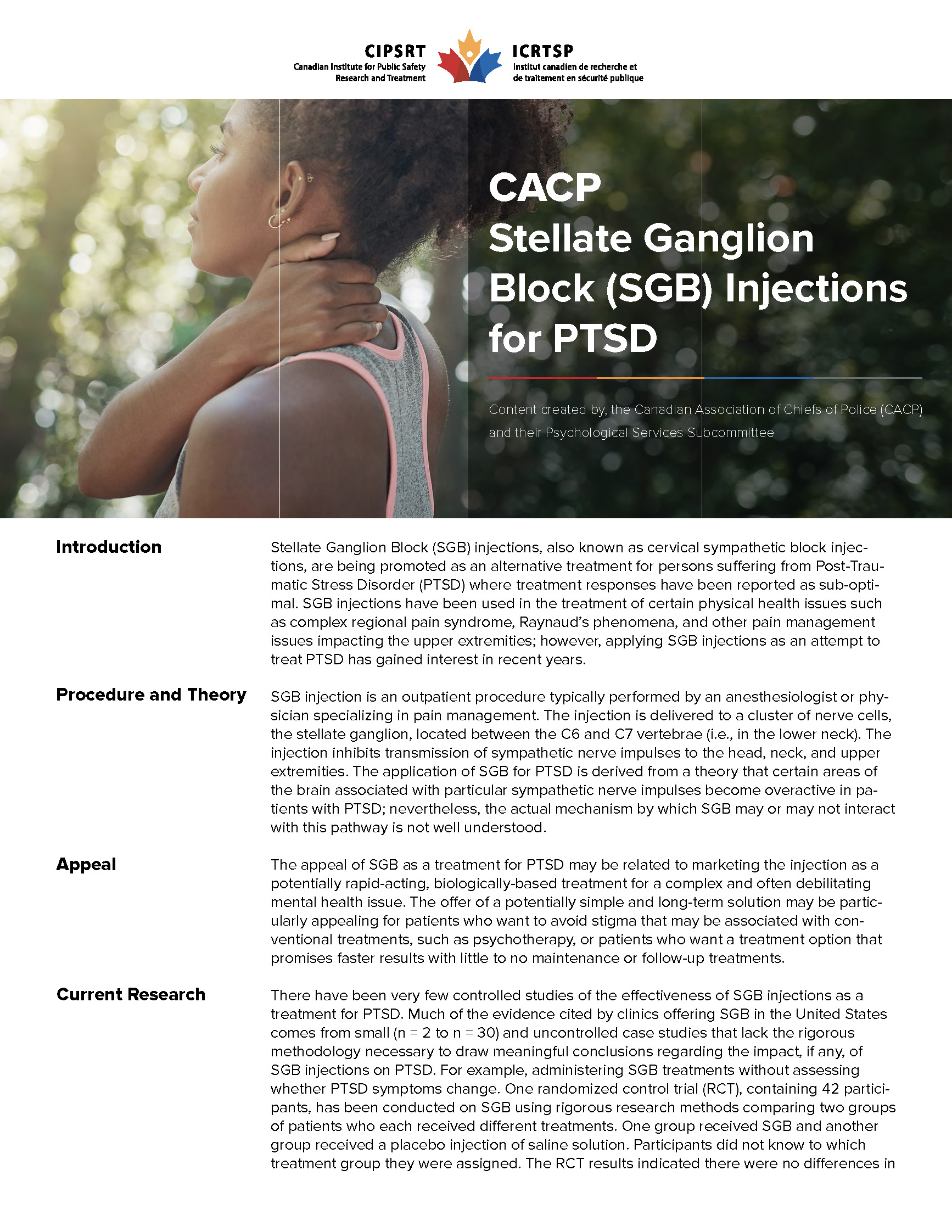 Stellate Ganglion Block Injections for PTSD