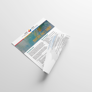 Suicide Awareness Fact Sheet for Public Safety Personnel (Bifold/Spread Format)